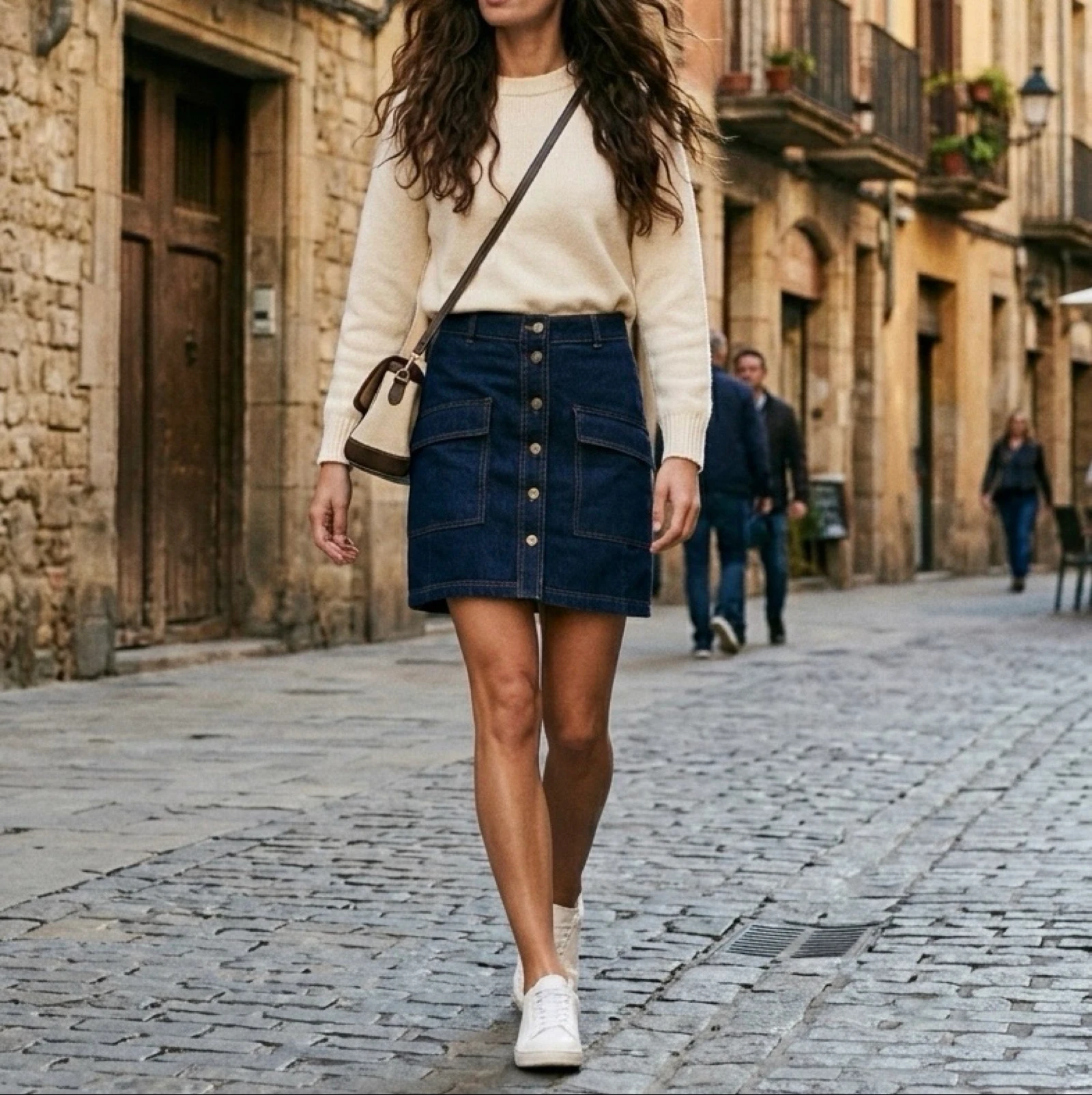 Minifalda vaquera azul